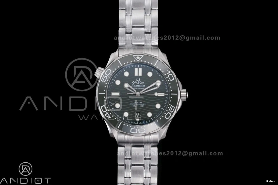 Asian V4 1:1 Green Dial Seamaster Best VSF Clone Edition Bezel Green 300M Ceramic Bracelet Super 8800 On Diver SS 1219